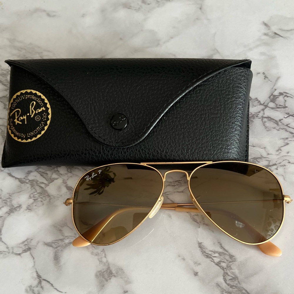 Ray-Ban Gold Aviators